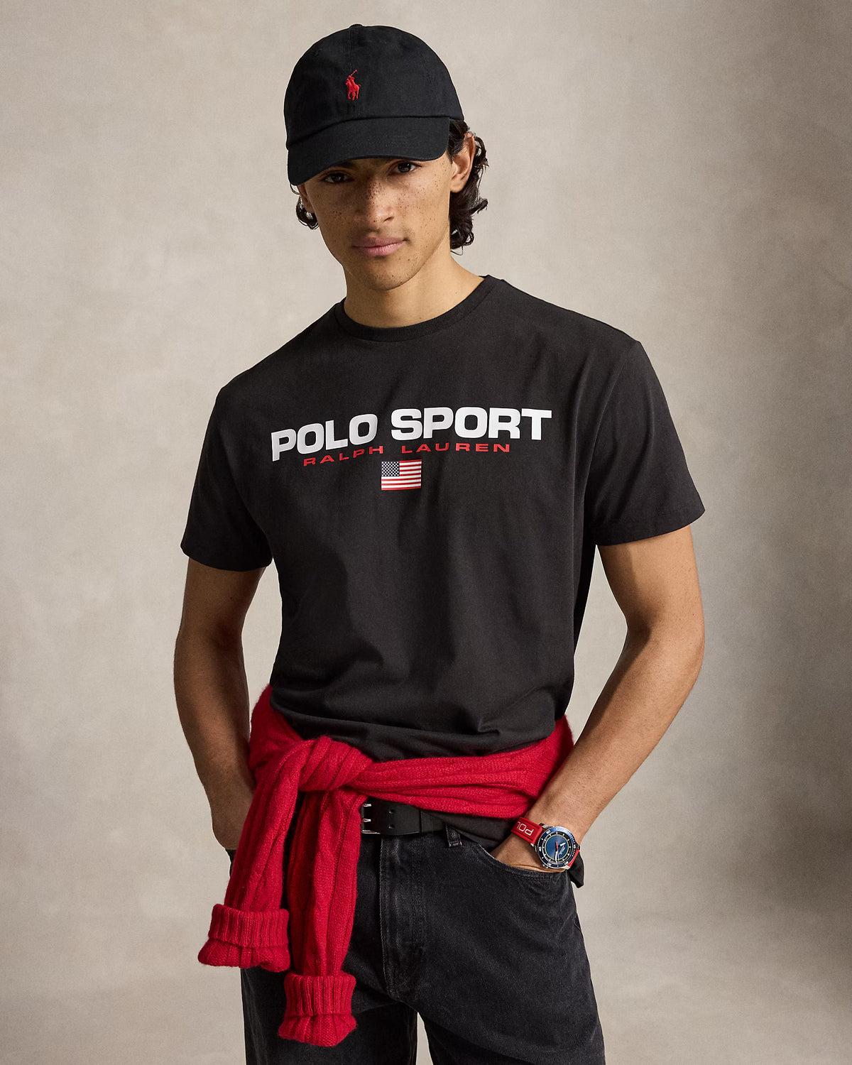 Camiseta Classic Fit con Polo Sport
