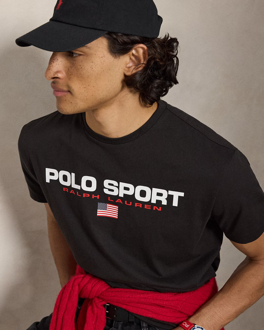 Camiseta Classic Fit con Polo Sport