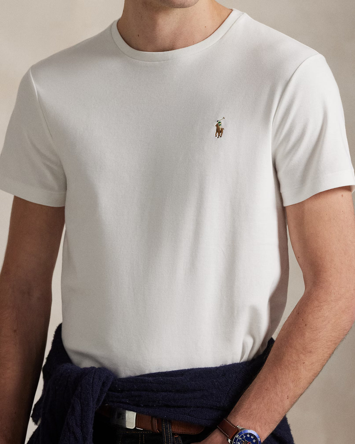 Camiseta Slim Fit de algodón suave