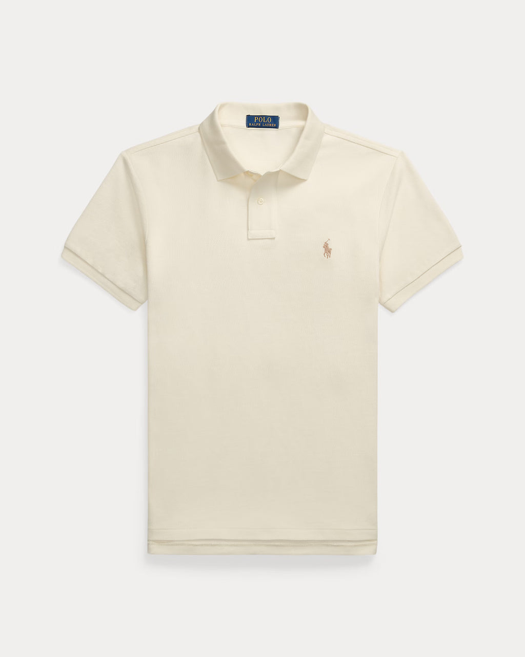 Polo Slim Fit con tapeta de tres botones