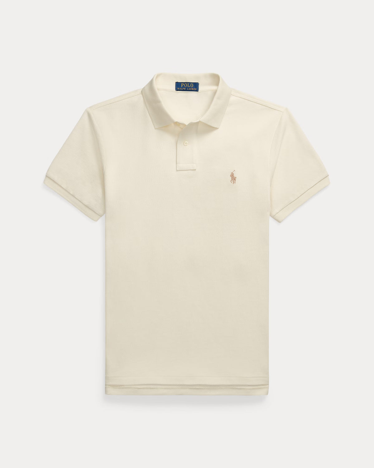 Polo Slim Fit con tapeta de tres botones