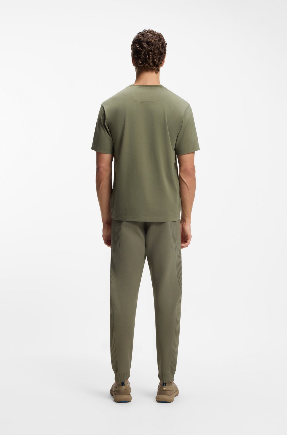 Camiseta con logo tonal
