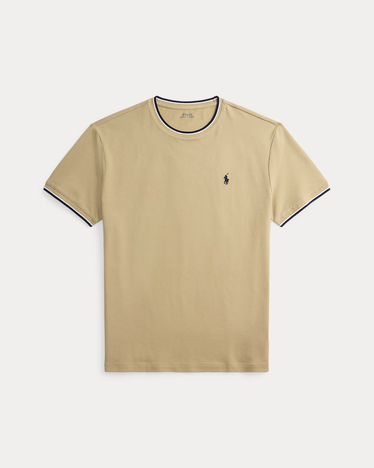 Camiseta Classic Fit de cuello redondo con ribete