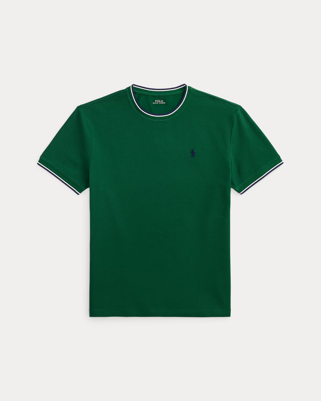 Camiseta Classic Fit de cuello redondo con ribete