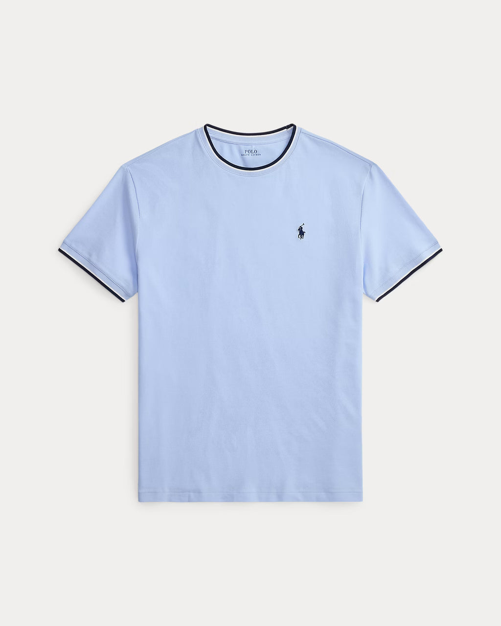 Camiseta Classic Fit de cuello redondo con ribete